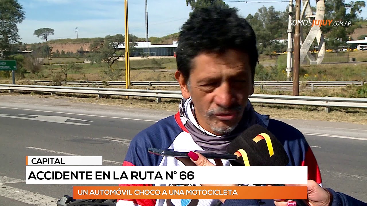 Motociclistas colombianos que visitaban Jujuy sufrieron un accidente en el acceso sur somos de calle remix