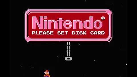 NES FAMICOM DISK SYSTEM BIOS SCREEN