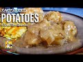 Smothered Potatoes and Onion Gravy | #SoulFoodSunday