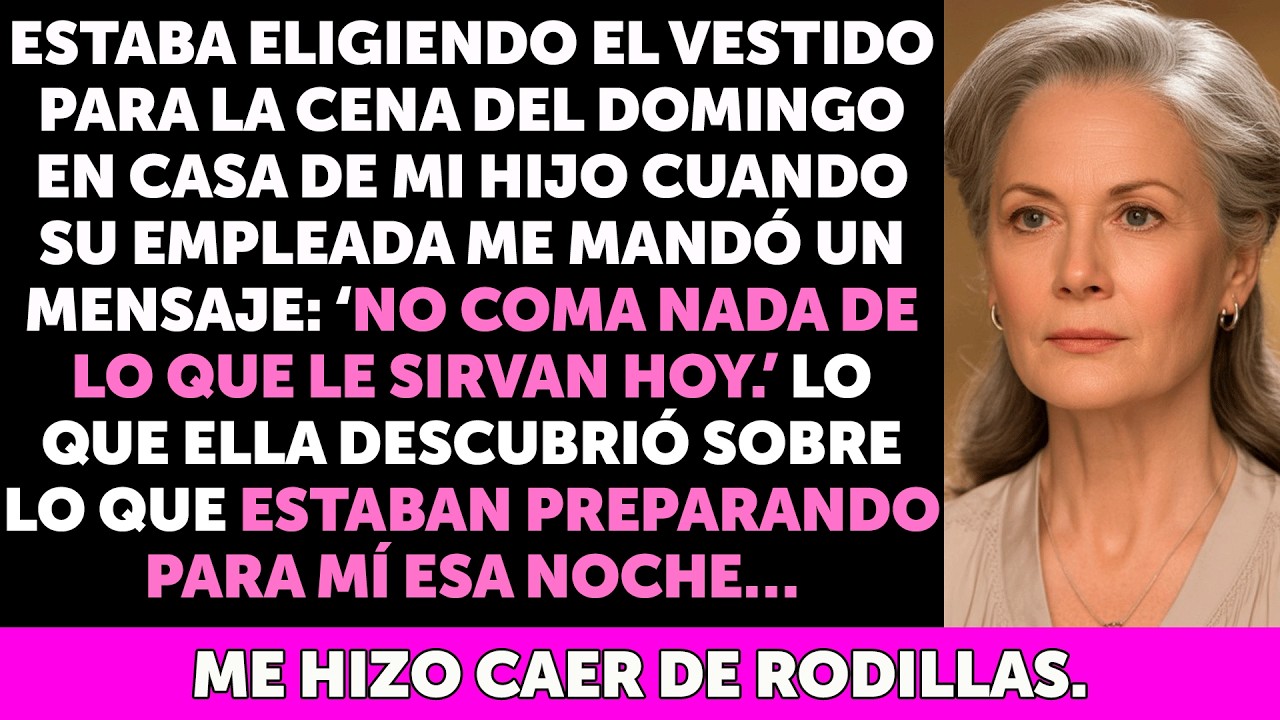La empleada me advirtió ‘No coma nada esta noche’  Lo que ocurrió después dejó a todos sin palab