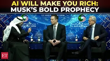 ‘Robots will make everyone rich’: Musk stuns world as xAI, Nvidia launch 500MW AI project in Saudi