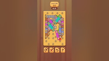 Wood Nuts & Bolts Level 186 #games #woodpuzzlegame #gaming #woodenpuzzle #woodgame #woodnutsandbolts