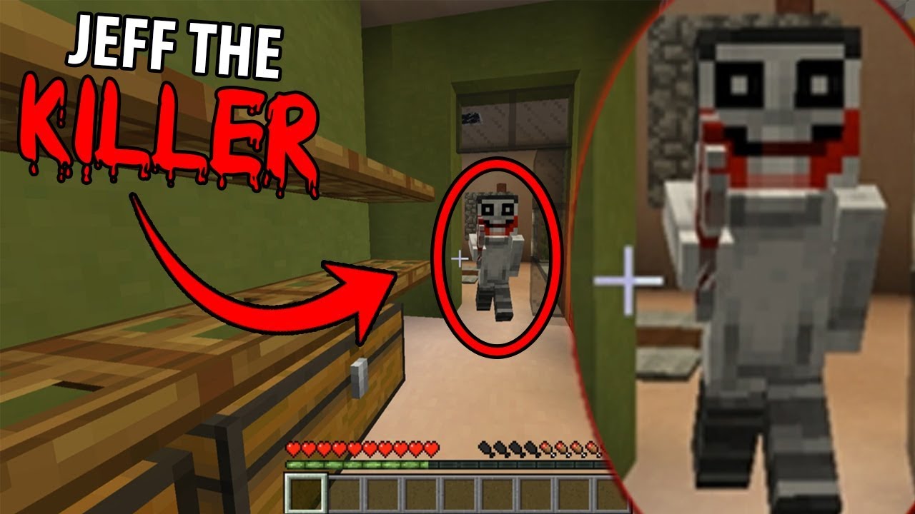 I am being STALKED by JEFF THE KILLER in Minecraft! (Scary 