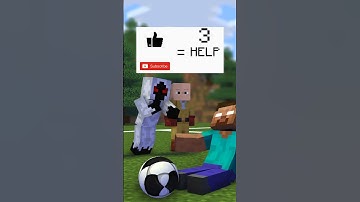 HELP Herobrine Soccer Kick VS God VS Entity  Minecraft Animation #minecraft #minecraftanimation