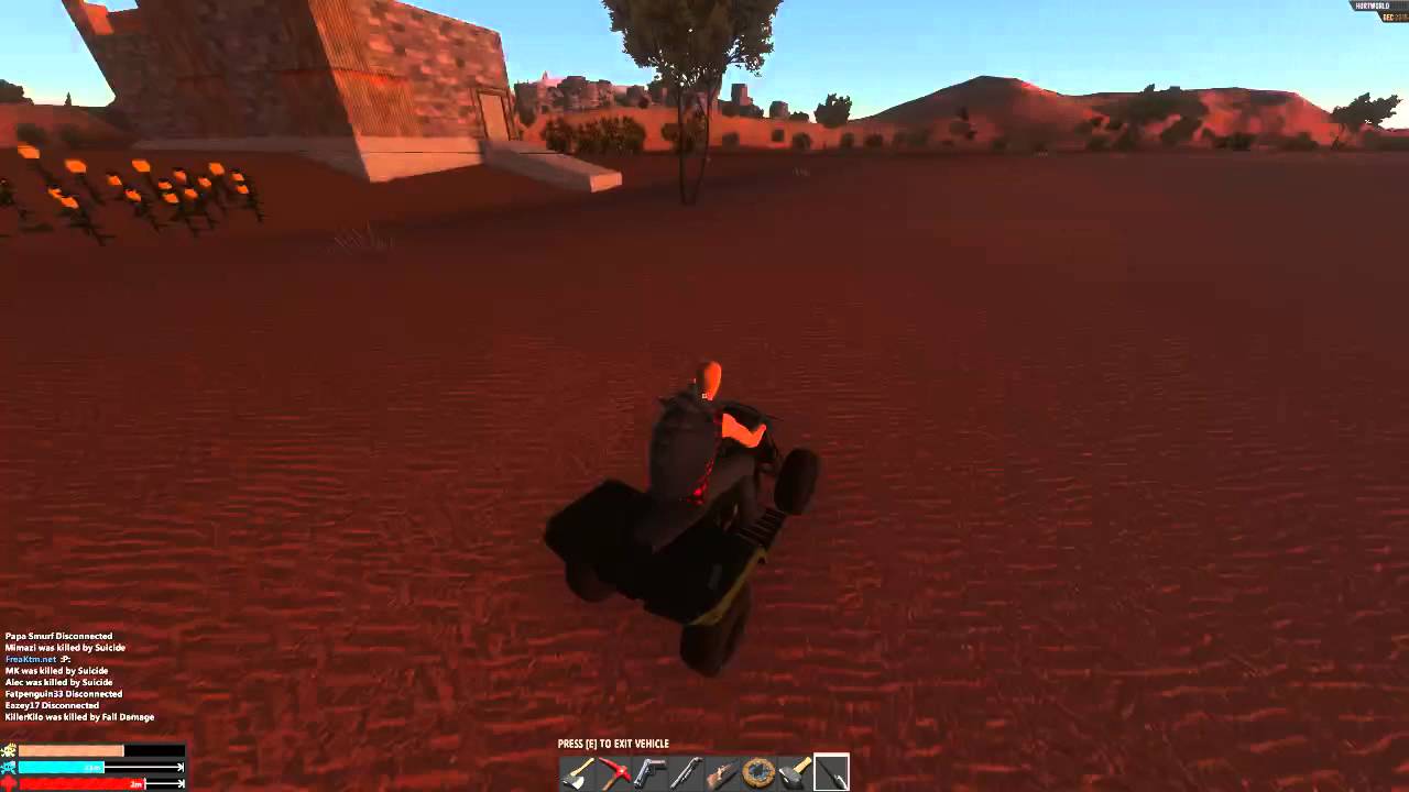 Hurtworld - Fishing for vehicles.