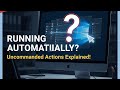 Computer Running Automatically? ( Don't miss video )