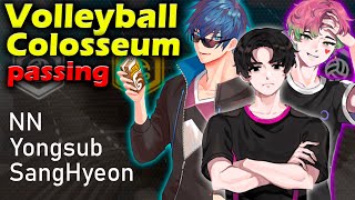 NN & Yongsub. Volleyball Colosseum passing. The Spike. Volleyball 3x3