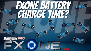 BABYLISS FXONE BATTERY CHARGE TIME?