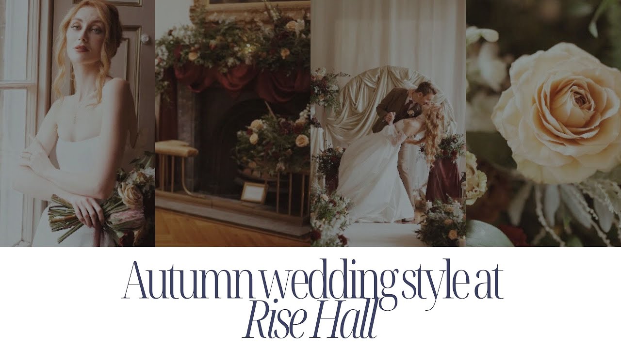 Autumn Wedding Style at Rise Hall, Yorkshire