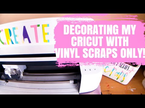 How to use HTV vinyl scraps to create a decal