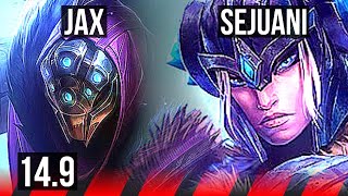 JAX vs SEJUANI (TOP) | 8/3/10, 600+ games | JP Master | 14.9