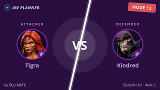 S67 War 2: Tigra vs 12 Kindred