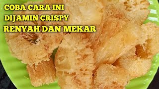 Resep rahasia singkong keju mekar tukang gorengan