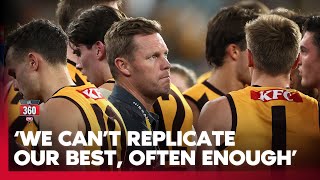 'Working on maturity' - Mitchell reveals Hawks' greatest frustrations 😓 | AFL 360 | Fox Footy