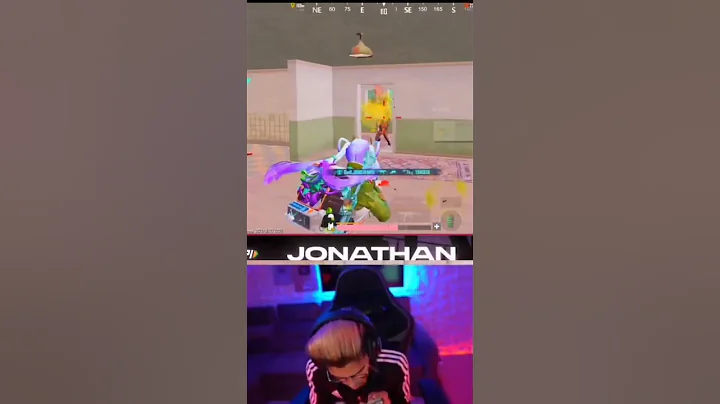 Jonathan React Jonathan Gaming m416 spray | Jonathan Gaming spray 1v4 #shorts #jonathan #bandookbaaz