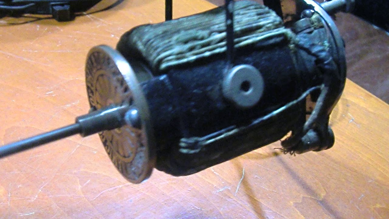 Antique DC electric motor YouTube