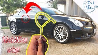 How to Unlock Car Door Without key - How to Unlock Car Without Key