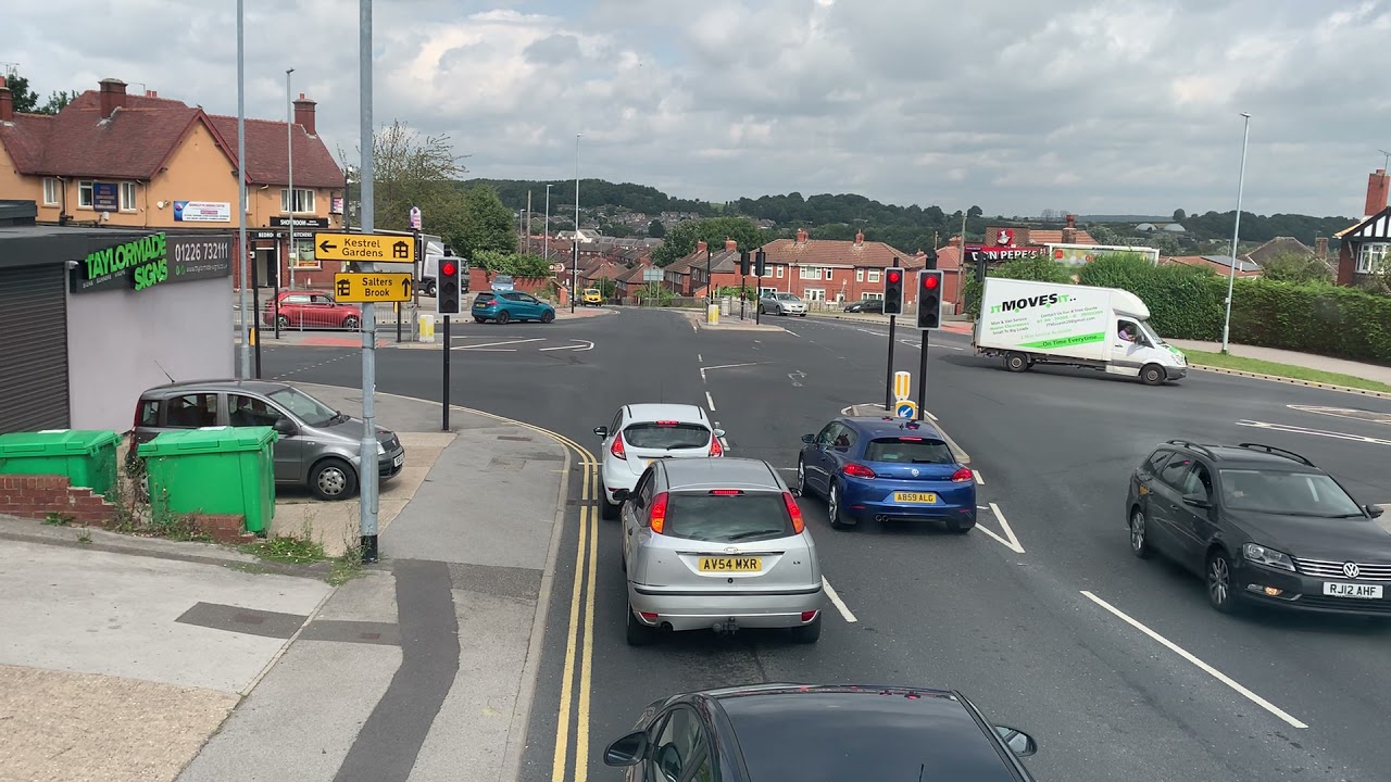 Stagecoach Yorkshire Route 27B to Wombwell - aka the mystery tour route Learning 15590
