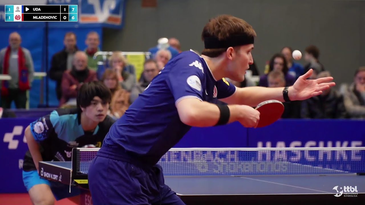 Luka Mladenovic vs Yukiya Uda | German League 2022/2023