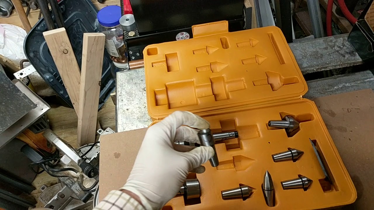 Banggood MT2 Live Center Set Morse Taper 2MT Triple Bearing Lathe Tool