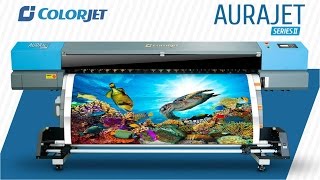 COLORJET- AURAJET SERIES II (ECO SOLVENT &amp; DYE SUBLIMATION PRINTER)