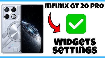 Add Widgets to home screen infinix GT 20 Pro || How to add widgets || Widgets settings