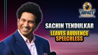 Sachin Tendulkar's greatest speech ever | Best Motivation [Must Watch]