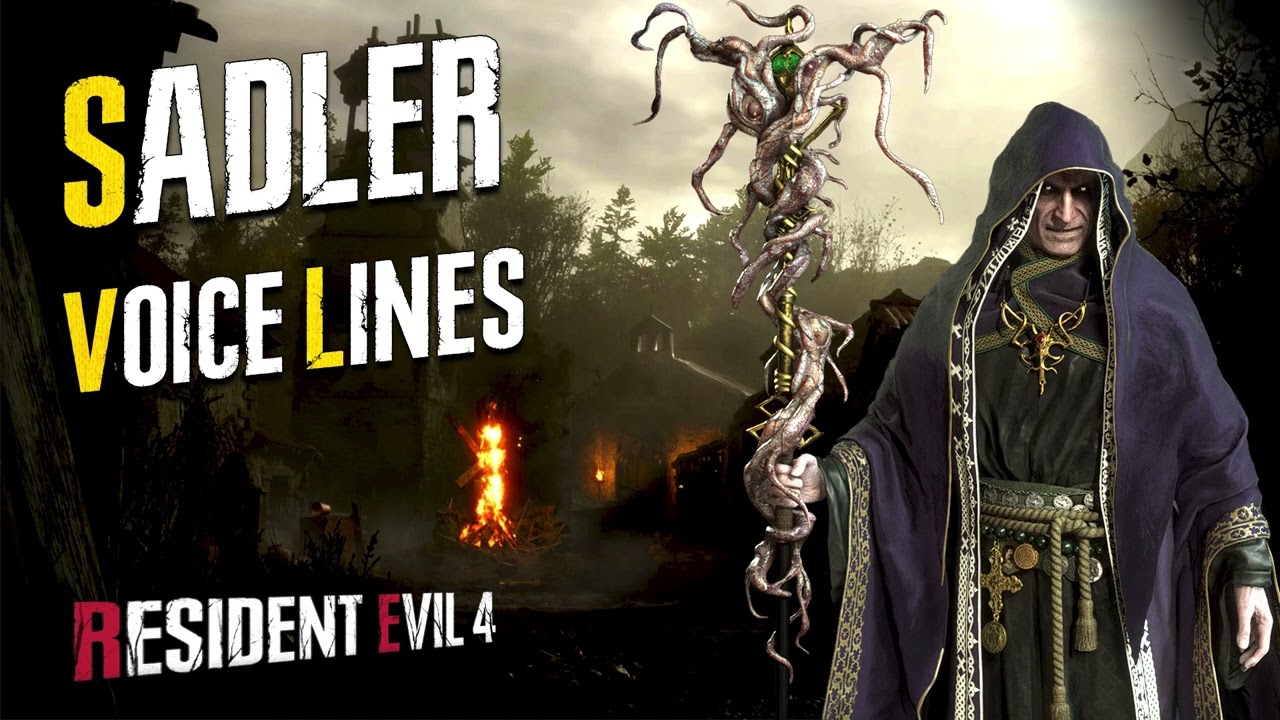 Resident Evil 4 Remake: Osmund Saddler Voice Lines + Monster Form