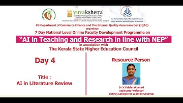 7 Day National Level Online FDP on “AI in Teaching and Research in line with NEP” _ Day 4