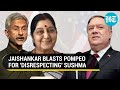 Jaishankar rips pompeo for calling sushma swaraj a goofball  details