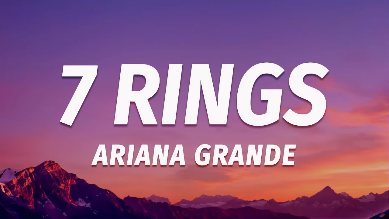 Ariana Grande - 7 Rings (Lyrics) - YouTube