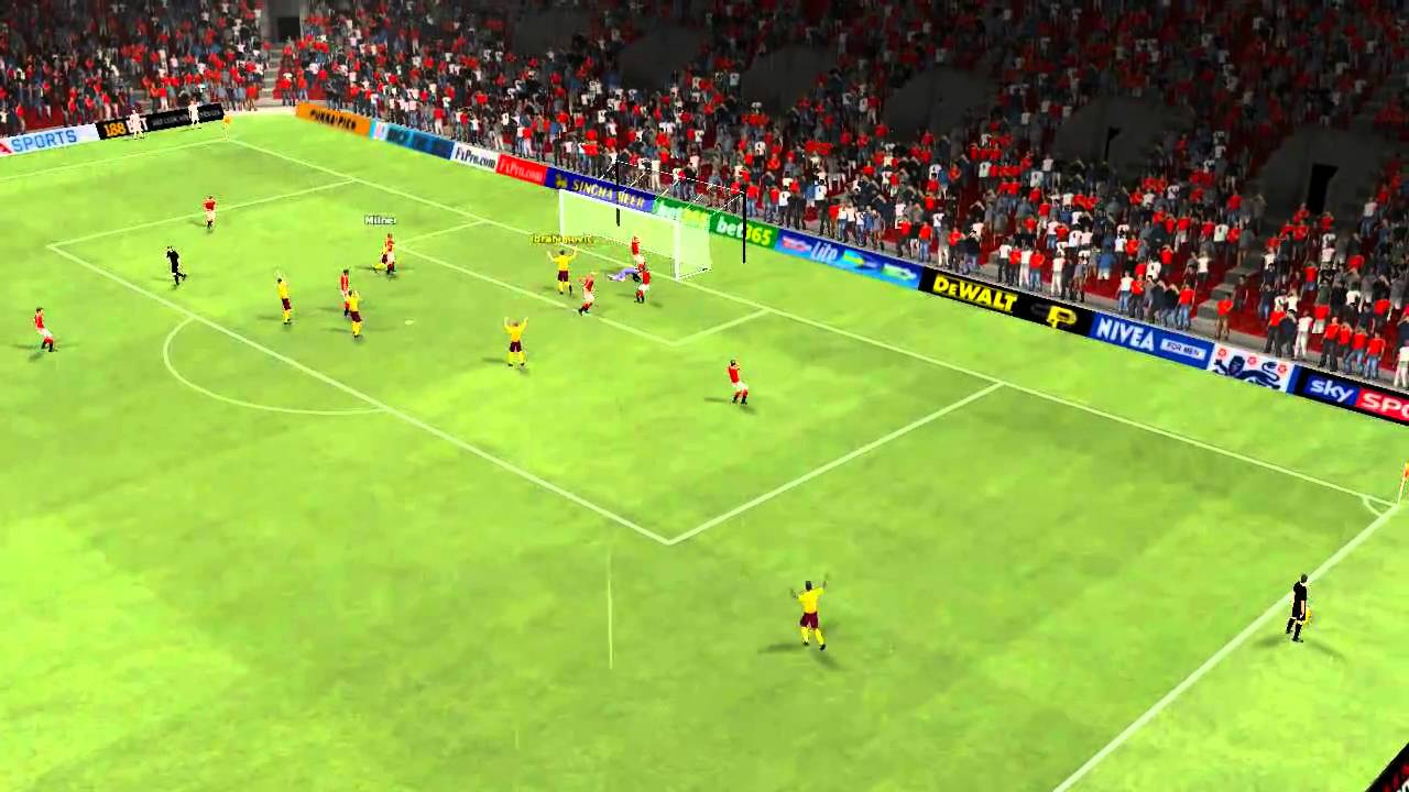 Man Utd vs Arsenal - Doelpunt Milner 85e minute