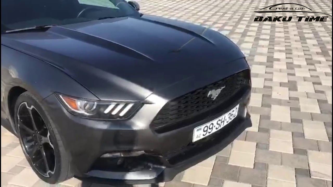 Ford Mustang rental by Baku Time Rent a Car YouTube