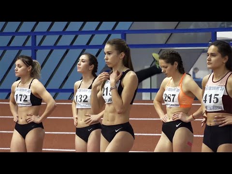 WOMENS 60 METER FINALS | Russian Championship Athletics U23 | 2020 (Day 1 Evening Session)
