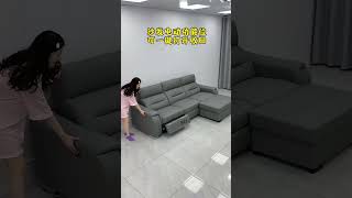 My sofa bed for my small apartment has arrived! The color is elegant, it's multifunctional,