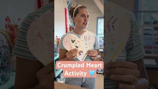 💔 The Crumpled Heart: A Powerful Lesson on Words & Kindness ❤️ #Shorts #SEL #KindnessMatters