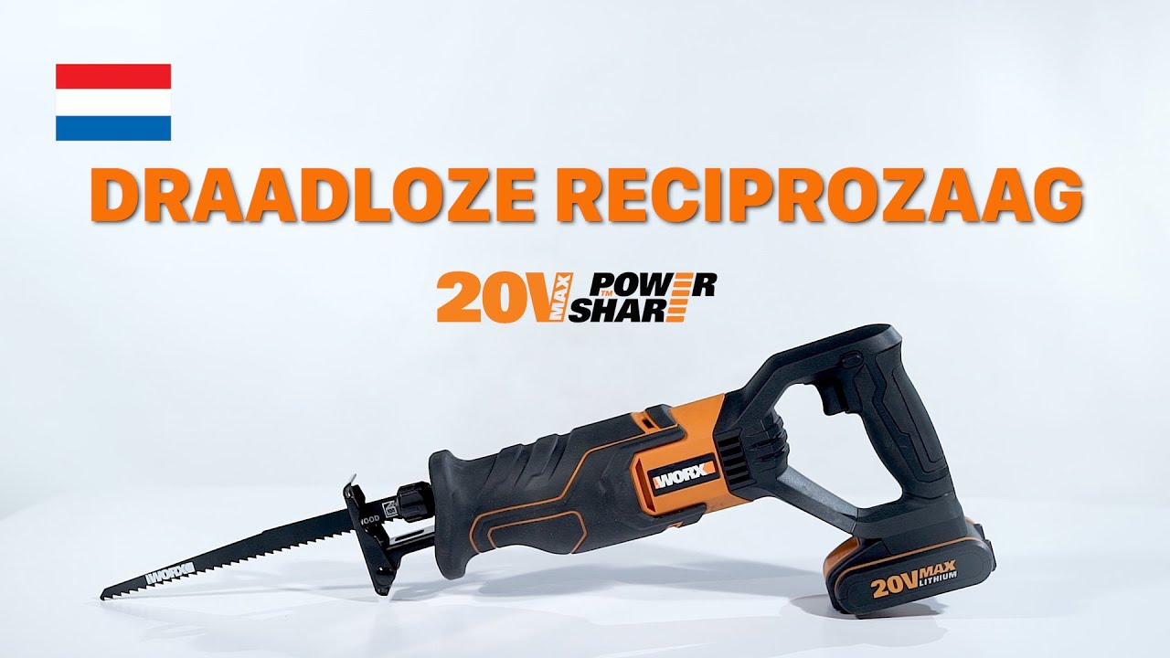 WORX WX500 DRAADLOZE RECIPROZAAG NL YouTube worx-wx500-draadloze-reciprozaag-nl-youtube