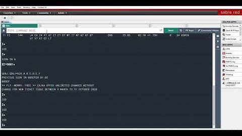 SABRE MAIN JR COMMEND KO USE KARNA | ZEESHAN AIR SERVICES