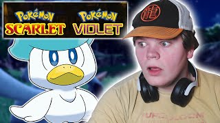 MY LIVE REACTION TO POKÉMON SCARLET \& POKÉMON VIOLET REVEAL TRAILER | Pokémon Presents 2022