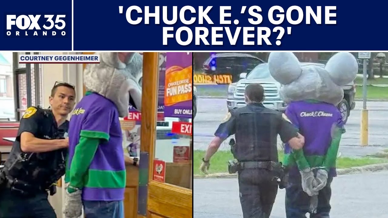 Chuck E. Cheese arrest leaves impression on Florida family: 'Does this mean Chuck E.’s gone forever?