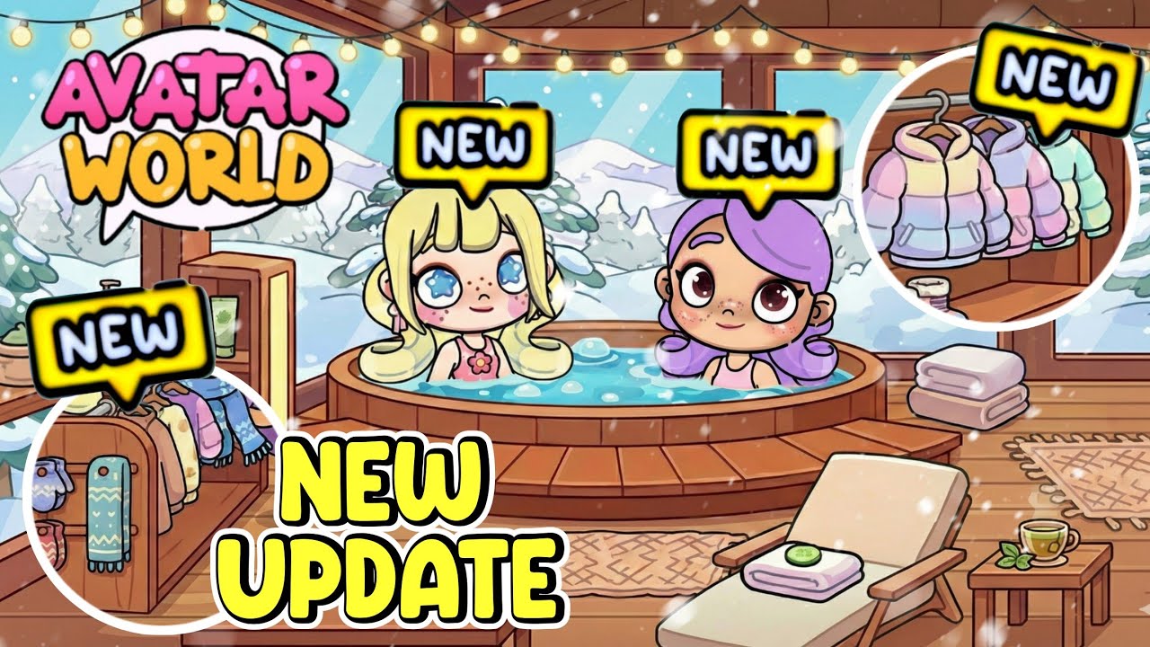 Эксклюзивные новости + обновление спа-салона в мире Аватара 😯🤩