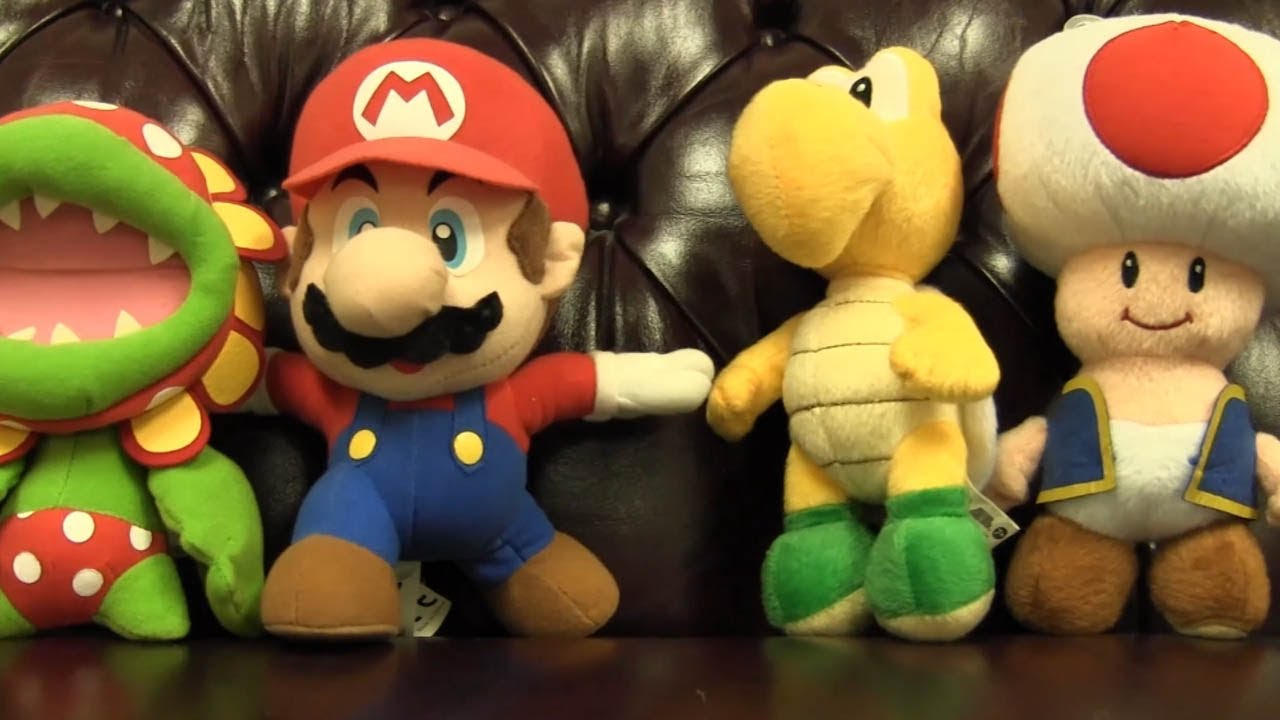 CGR Undertow - SUPER MARIO PLUSH DOLLS SERIES 1 AND 2 Toy Review - YouTube