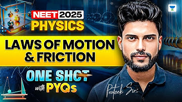 NEET 2025 Physics: Laws of Motion And Friction | Physics One Shot | Prateek Jain