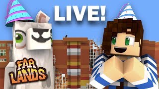 1 Year Birthday Party!  | Far Lands Minecraft  LIVE NOW