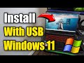 How to install Windows 11 on New PC with USB (Complete Tutorial)