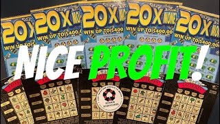 ⭐ Nice PROFIT ⭐ scratching Loteria and 20X The Money