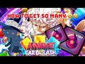 HOW TO GET 1000 LEGENDARY EGGS OVERNIGHT IN ANIME CARD CLASH BEST METHOD