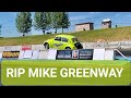 Drag racers tribute to Mike Greenway.