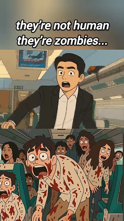 Train to busan short  animation 🚄🔥 #shortvideo #shortanimation #busan #train #movie #korea #zombie