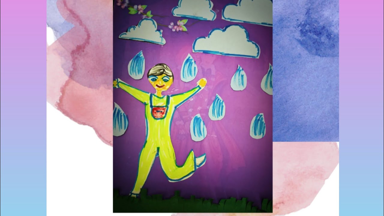 Easy Rainy day craft and activities for kids 🌦️🌧️|Rain cloud craft idea.